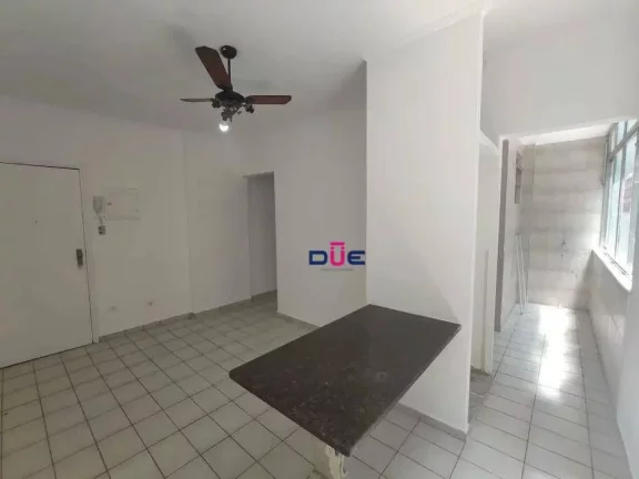 Imagem Apartamento com 2 dormitórios à venda, 62 m² por R$ 490.000 - Gonzaga - Santos/SP