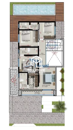 Imagem Brisas do Vale Valparaíso Sobrado Copaíba 3 Quartos 3 Suítes 176m² 2 Vagas Lazer