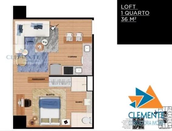 Imagem LOFT de 1 quarto, SAVASSI