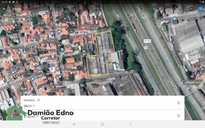 Imagem Terreno comercial à venda, Vila Jundiainópolis, Jundiaí. para prédio