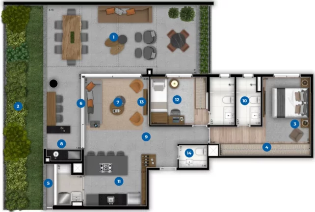 Imagem COBERTURA RESIDENCIAL em São Paulo - SP, Brooklin Novo
