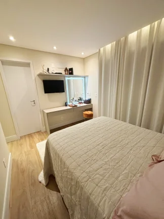 Imagem Apartamento 105M², 2Q, 2 Suítes, 3 Banheiros, 2 Vagas, 1 Lavabo, Academia, Piscina, Portaria Blindada, Salão de Festas e Jogos, Churrascaria.