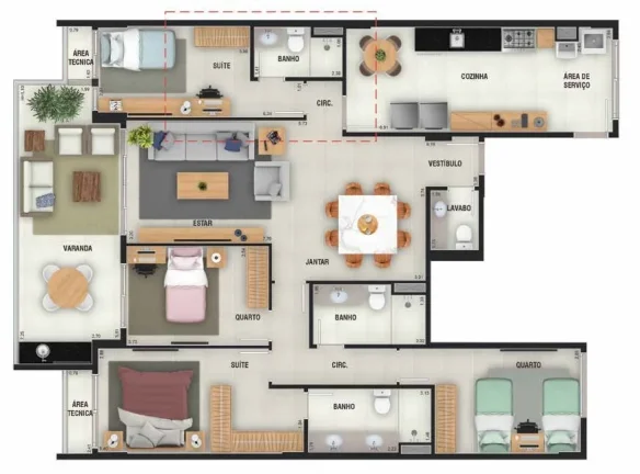 Imagem APARTAMENTO RESIDENCIAL em Rio de Janeiro - RJ, Botafogo