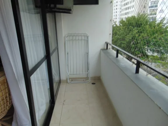 Imagem Apartamento com 3 dormitórios, 140 m² - venda por R$ 640.000,00 ou aluguel por R$ 8.412,00/mês - Pitangueiras - Guarujá/SP