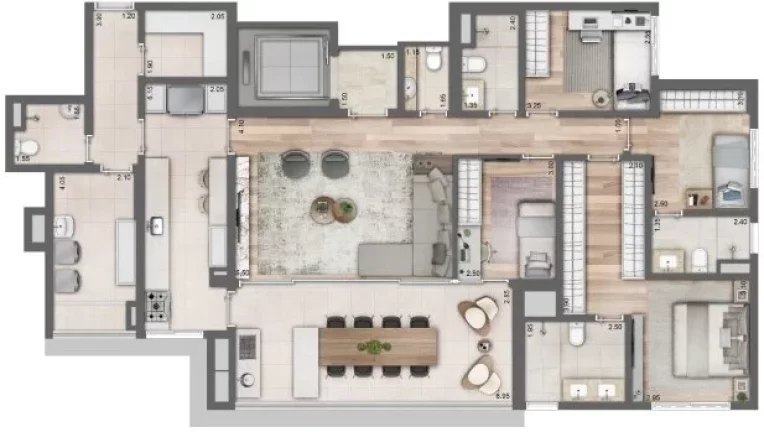 Imagem Apartamento com 3 Quartos à Venda, 206 m² em Perdizes - São Paulo