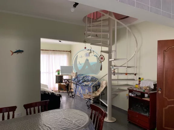 Imagem Imperdível! Apartamento Duplex de 2 quartos com suíte e 3 vagas de garagem em Ubatuba-SP, Itagua!