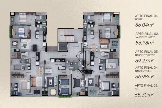 Imagem Apartamento com varanda/sacada no bairro do Bessa-AP2805.