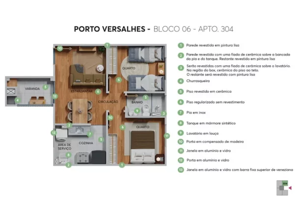 Imagem Apartamentos 2 dormitórios com opções de sacada com churrasqueira - Zona Norte - Sarandi
