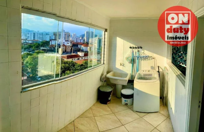 Imagem Apartamento com 3quartos à venda, 165 m² por R$ 950.000 - Gonzaga - Santos/SP