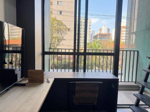 Imagem Apartamento com 1 dormitório para alugar, 21 m² por R$ 3.372,00/mês - Brooklin - São Paulo/SP