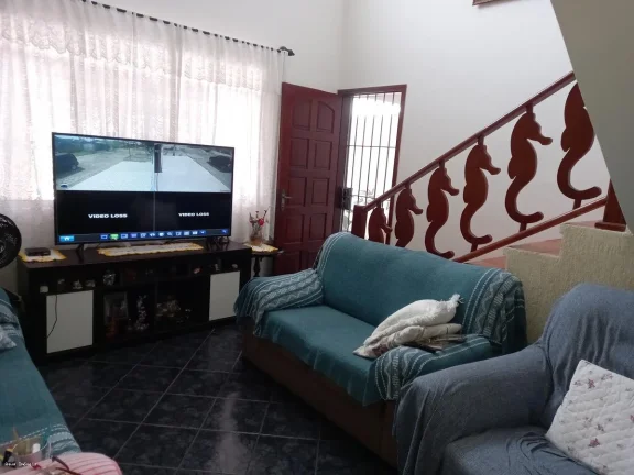 Imagem Casa para Venda em Mongaguá, Balneário Itaóca, 4 dormitórios, 3 suítes, 3 banheiros, 2 vagas
