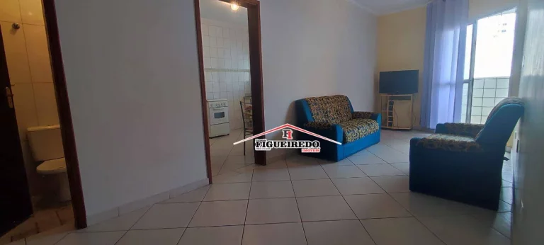 Imagem Apartamento para alugar, 56 m² por R$ 2.100,02/mês - Aviação - Praia Grande/SP
