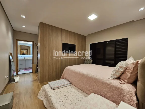 Imagem Casa com Belíssimo Conceito Aberto contendo 03 quartos sendo 01 suite no Condomínio Bellevie na Cidade de Cambé-PR