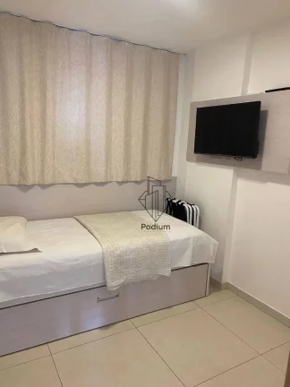 Imagem Flat mobiliado com varanda / sacada e vista para o mar da praia de Tambaú - FL0495