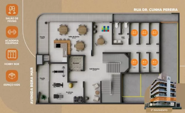 Imagem Apartamento para Venda em Matinhos, Balneario Gaivotas, 3 dormitórios, 1 suíte, 2 banheiros, 1 vaga