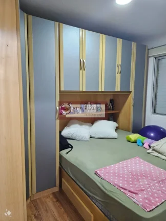 Imagem Vendo oportunidade no Condomínio Res Sul Jordanopolis - Sao Paulo, Apratamnrto com 2 Dormitórios, 1 vaga de garagem coberta, sacada, Piscina, Qaudra, Academia, Salão de Festas, portaria 24h. R$ 290K Oportunidade.