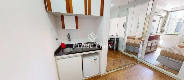 Imagem Flat disponível para locação no Flat Poeta Drummond, com 28m², 1 dormitório e 1 vaga de garagem