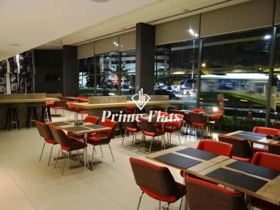Imagem Flat disponível para venda no íbis Santos Valongo, com 18m², 1 dormitório e 1 vaga