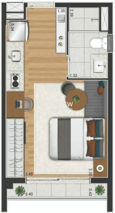 Imagem Apartamento Studio Faria Lima 24m2