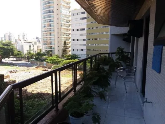 Imagem Apartamento com 3 dormitórios à venda, 215 m² - Tombo - Guarujá/SP