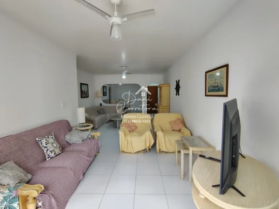 Imagem Apartamento de 3 quartos com suíte na Pitangueiras, Guarujá-SP: 134m², 2 salas, 3 banheiros e 1 vaga de garagem!