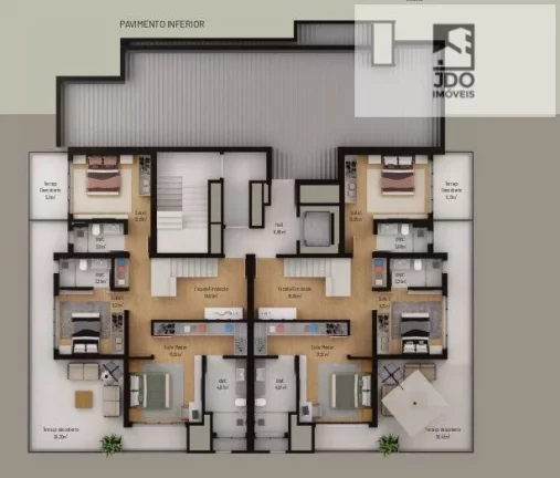 Imagem Cobertura Duplex a Venda no bairro Juvevê - Curitiba, PR