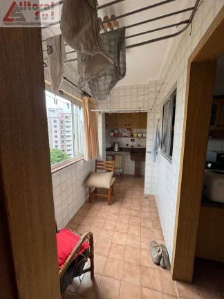Imagem Imperdível cobertura à venda em Praia Grande-SP, bairro Tupi! 3 quartos, 1 suíte, 2 salas, 2 banheiros, garagem, 185m²!