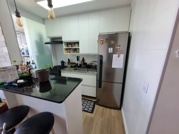 Imagem Apartamento 43M², 2Q, 1 Banheiro, 1 Vaga, Churrasqueira, Salão de Festas, Espaço Gourmet, Brinquedoteca, Playground, Fechadura Eletrônica.