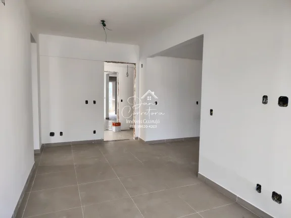 Imagem Apartamento lançamento na Enseada, próximo a Unaerp Guarujá-SP: 1 quarto, 2 salas, 1 banheiro, 1 vaga, 55m² de área. Aproveite!