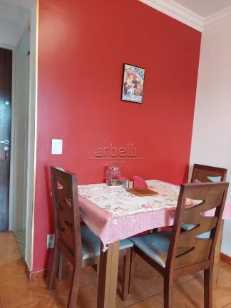 Imagem Apartamento com 50 metros quadrados, dois dormitórios com móveis sob medida sendo um deles com esc...