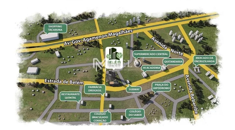 Imagem 3qts, 1 suite, 1 vaga, 72,53m2 Campo Grande..