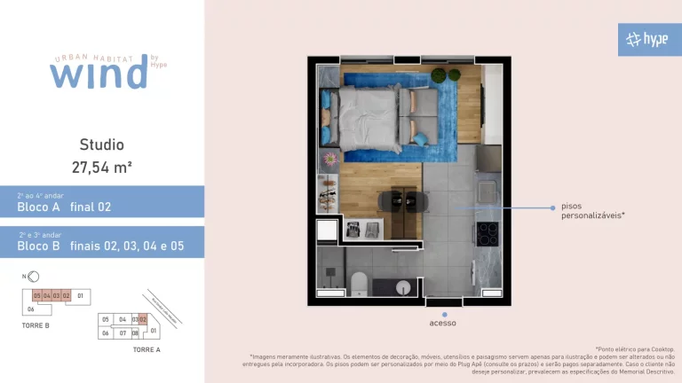 Imagem WIND - SEU NOVO APARTAMENTO EM SANTA FELICIDADE