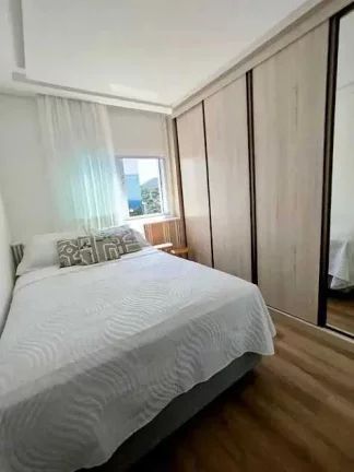 Imagem Apartamento vista mar mobiliado com 2 dormitórios sendo 1 suíte e 1 vaga de garagem na Brava