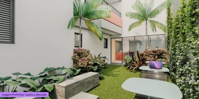 Imagem Apartamento à venda em São Paulo-SP, na Vila Madalena: 2 quartos, 1 banheiro, 36m² - Condomínio Station Vila Madalena
