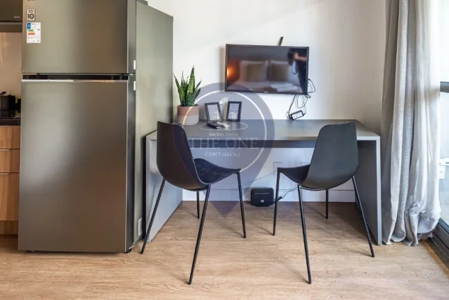 Imagem Studio moderno à venda em Indianópolis, São Paulo-SP: 1 quarto, 1 suíte, 1 sala, 1 banheiro, 26m² de área.