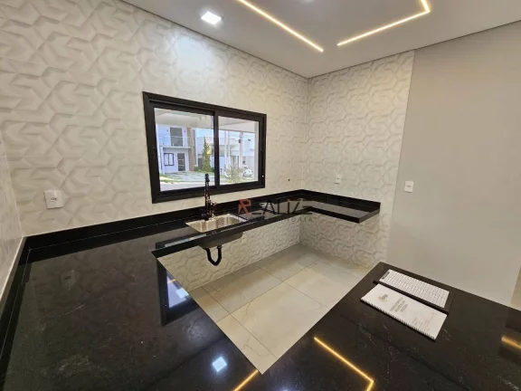 Imagem Casa moderna com 3 dormitórios à venda, 104 m² por R$ 860.000 - Condomínio Jardins do Império - Indaiatuba/SP