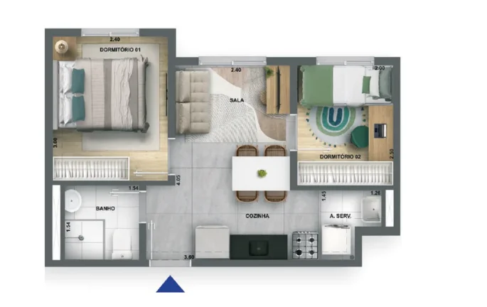 Imagem APARTAMENTO RESIDENCIAL em São Paulo - SP, Jaguaré