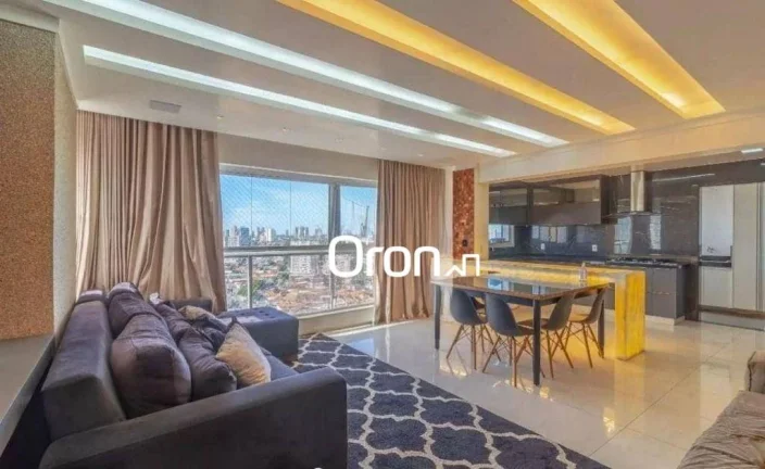 Imagem Apartamento mobiliado com 3 dormitórios à venda, 120 m² por R$ 1.180.000 - Jardim América - Goiânia/GO