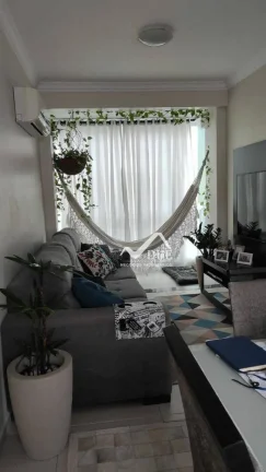 Imagem Apartamento com 2 dormitórios sendo 1 suite, vaga suficiente e garantida à venda, 75 m² por R$ 570.000 - Campo Grande - Santos/SP