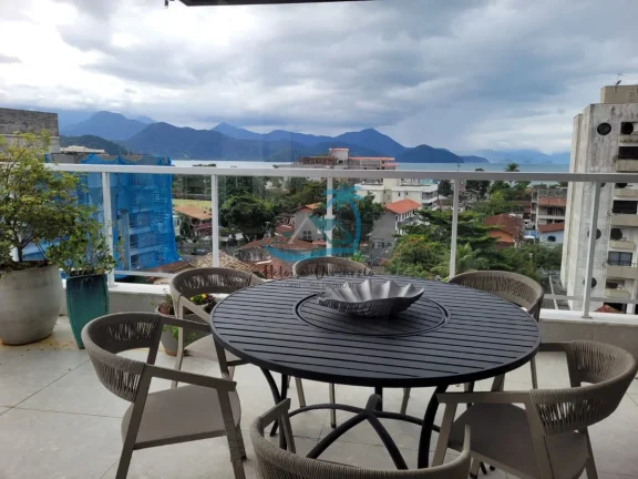 Imagem Apartamento cobertura penthouse com 4 suítes, vagas para 4 carros, 251 m² a venda no Itaguá em Ubatuba.