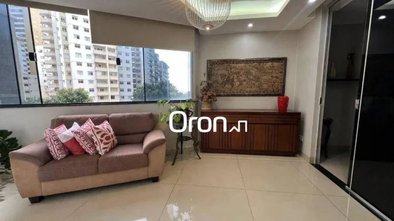 Imagem Apartamento mobiliado com 4 dormitórios à venda, 140 m² por R$ 890.000 - Setor Oeste - Goiânia/GO