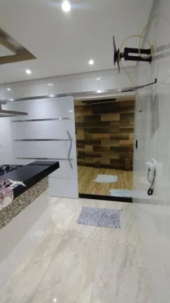 Imagem Sobrado com 3 dormitórios, 332 m² - venda por R$ 750.000,00 ou aluguel por R$ 3.880,00/mês - Parque Marajoara - Santo André/SP