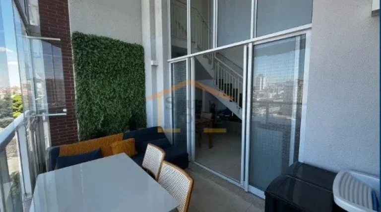 Imagem Apartamento duplex, 66m², 2 dormitórios, sendo 1 suíte, banheiro social, cozinha americana com ar...