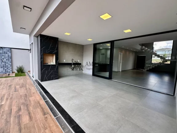 Imagem Maravilhosa casa em loteamento fechado à Venda em Jundiaí-SP, 3 Suítes e 4 Vagas de Garagem no Reserva Ermida!