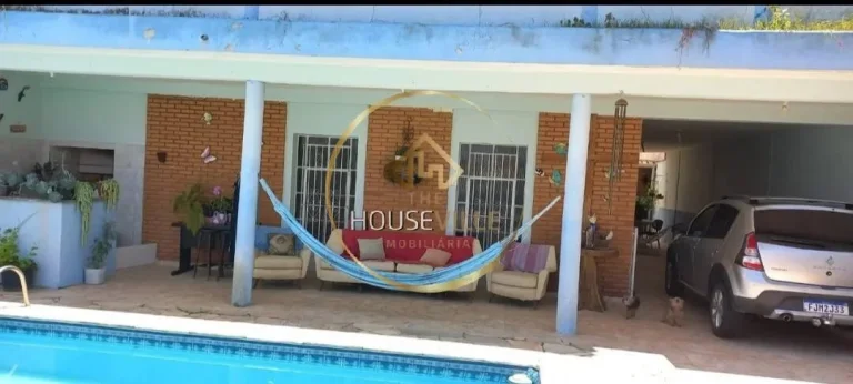 Imagem Casa 4 dormitórios (1 suíte) com piscina e edícula, Esplanada, Sjc.