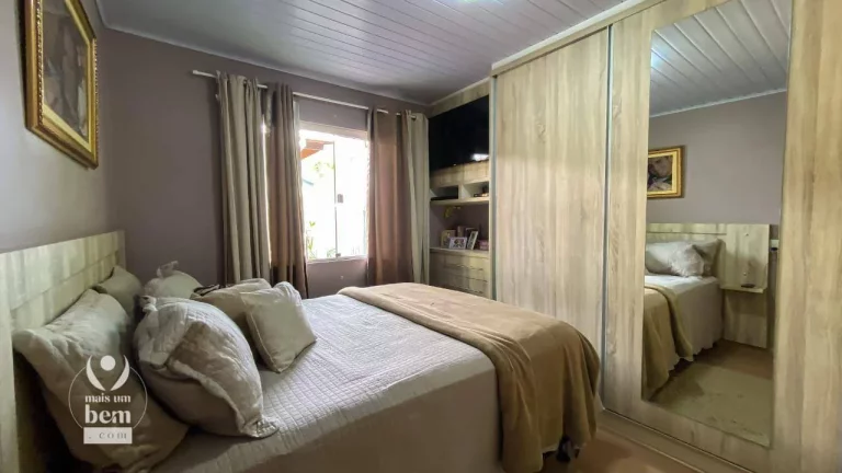 Imagem MEGA PROMOÇÃO! casa com 2 quartos e móveis planejados, área gourmet, 2 vagas de garagem à venda de R$350K por R$292.500 - Piraquara/PR