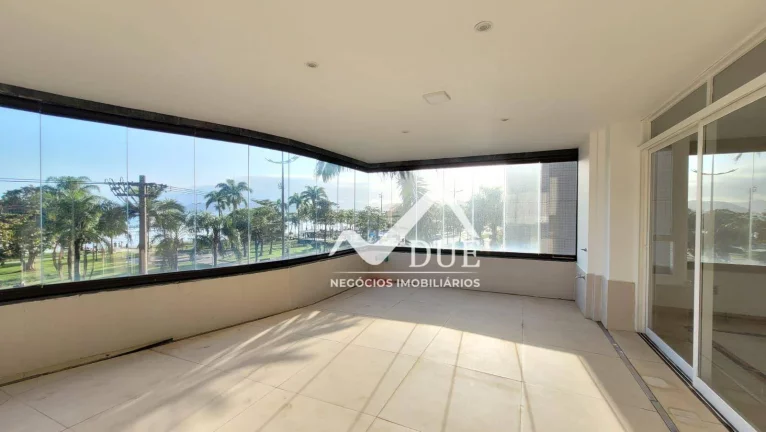 Imagem Apartamento com 4 suites frnete Mar à venda, 445 m² por R$ 4.500.000 - Aparecida - Santos/SP
