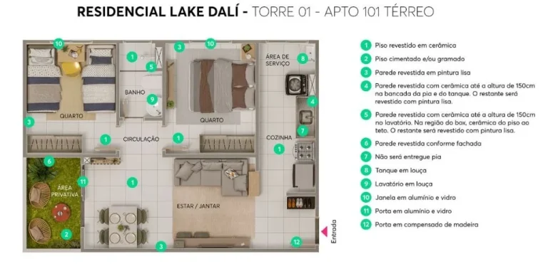 Imagem Apartamentos / Padrão na cidade de Londrina