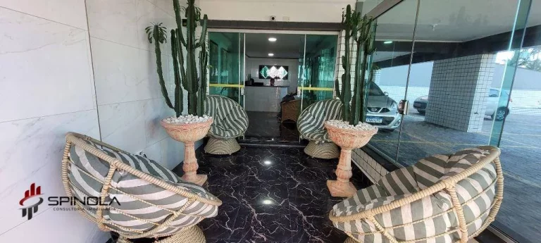 Imagem Apartamento com 1 dormitório à venda, 54 m² por R$ 320.000,00 - Real - Praia Grande/SP