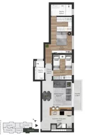 Imagem Apartamento com 2 Quartos à Venda, 75 m² em Menino Deus - Porto Alegre